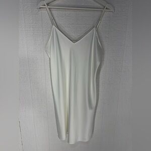 Le rose lingerie slip dress ivory size S/M